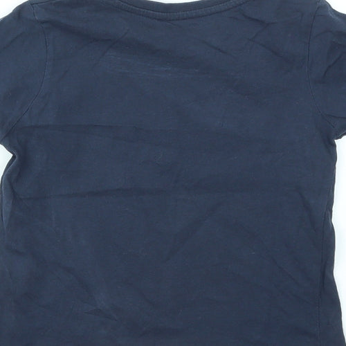 Primark Girls Blue   Basic T-Shirt Size 4-5 Years