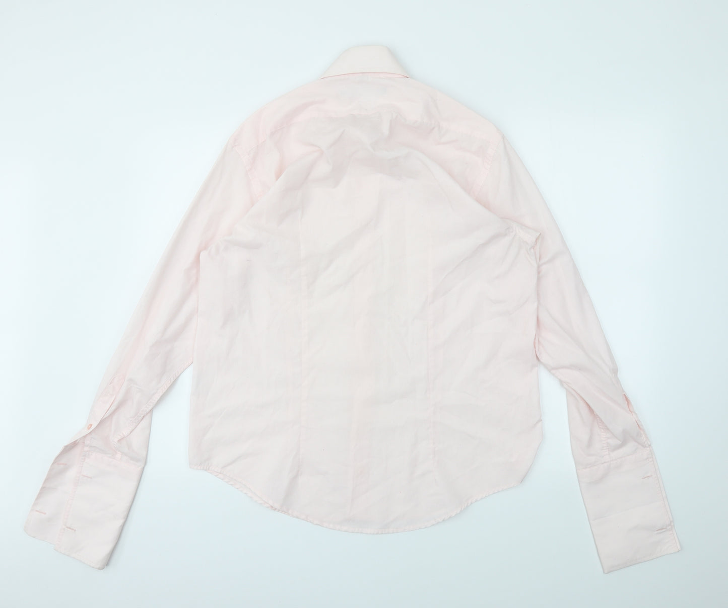 Guide London Mens Pink    Dress Shirt Size L
