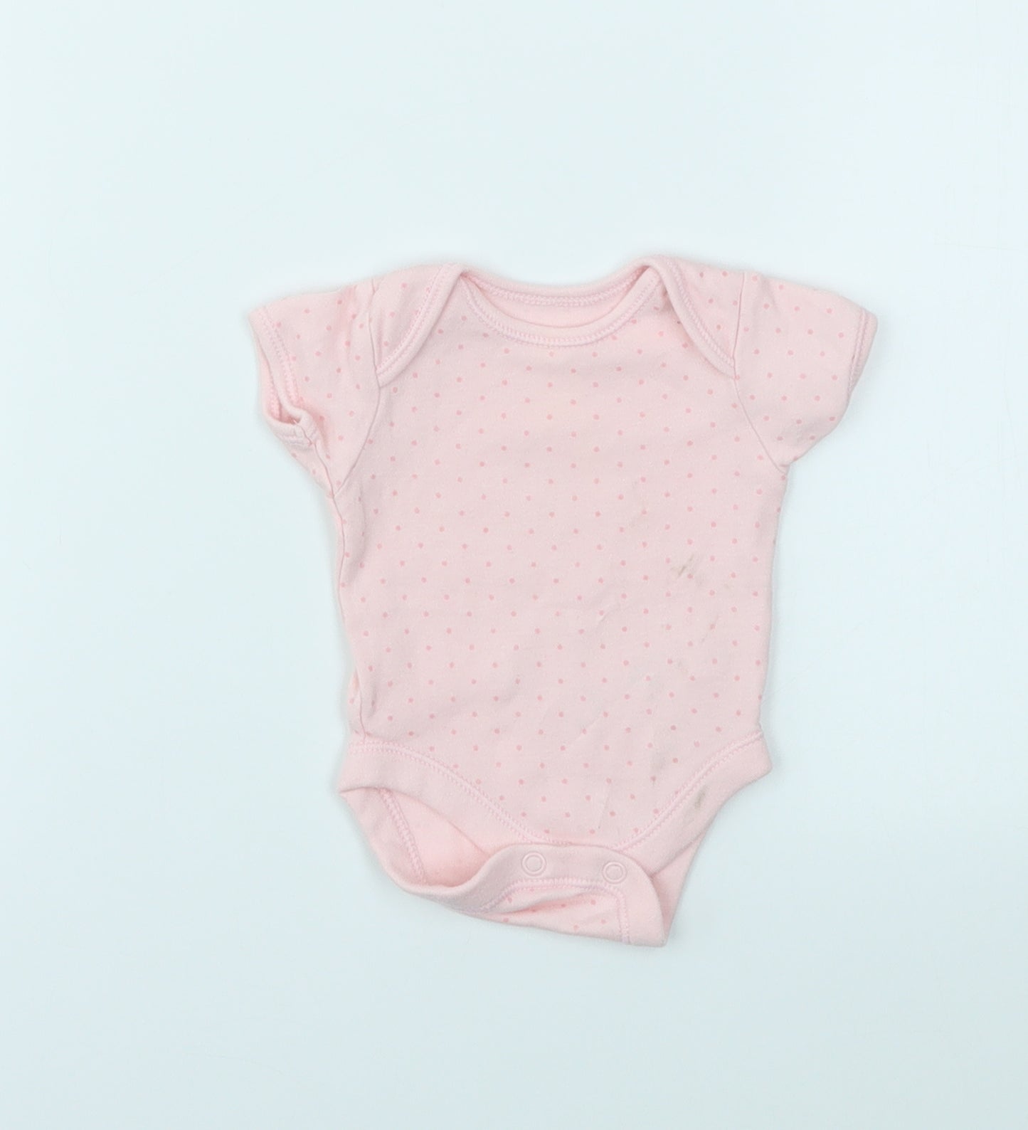 George Girls Pink Spotted  Babygrow One-Piece Size Newborn