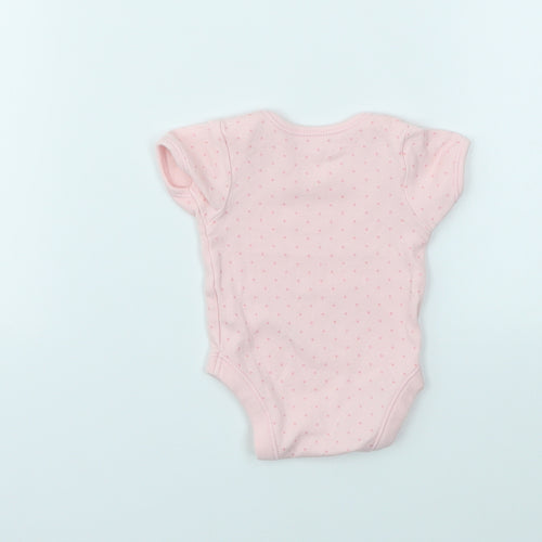 George Girls Pink Spotted  Babygrow One-Piece Size Newborn