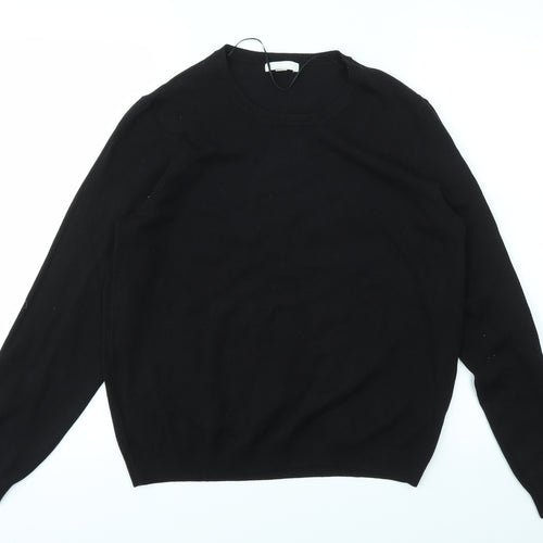 H&M Womens Black   Pullover Jumper Size L
