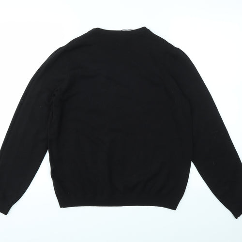 H&M Womens Black   Pullover Jumper Size L