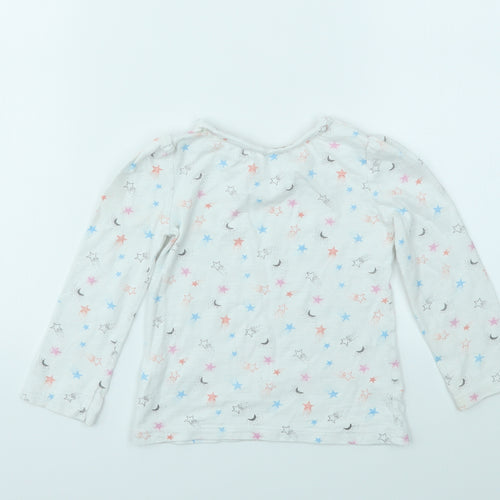 M Girls Multicoloured Geometric  Basic T-Shirt Size 2-3 Years