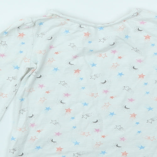 M Girls Multicoloured Geometric  Basic T-Shirt Size 2-3 Years