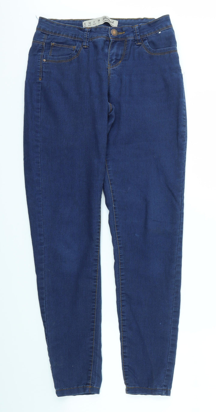 Denim Womens Blue Skinny Jeans Size 6 L28 in
