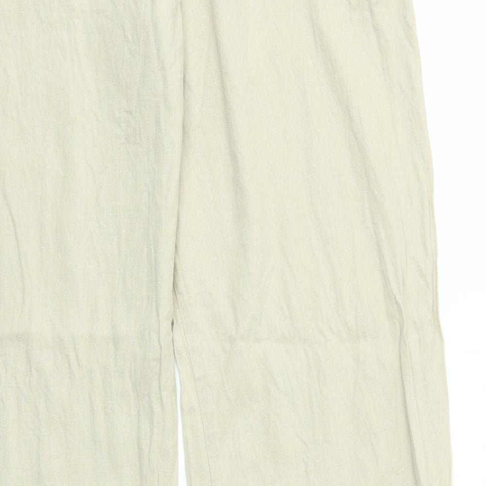 Dorothy Perkins Womens Beige   Trousers  Size 10 L30 in