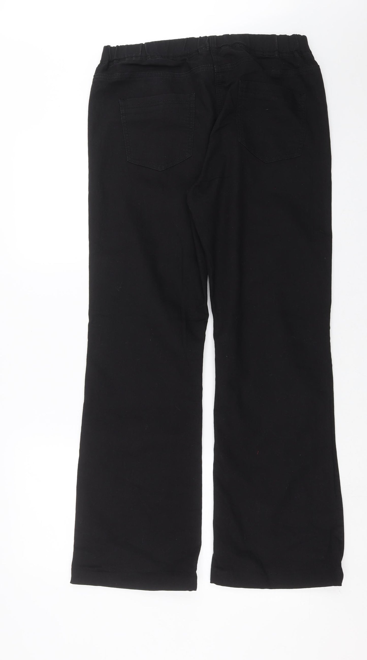 George Womens Black  Denim Jegging Jeans Size 16 L29 in