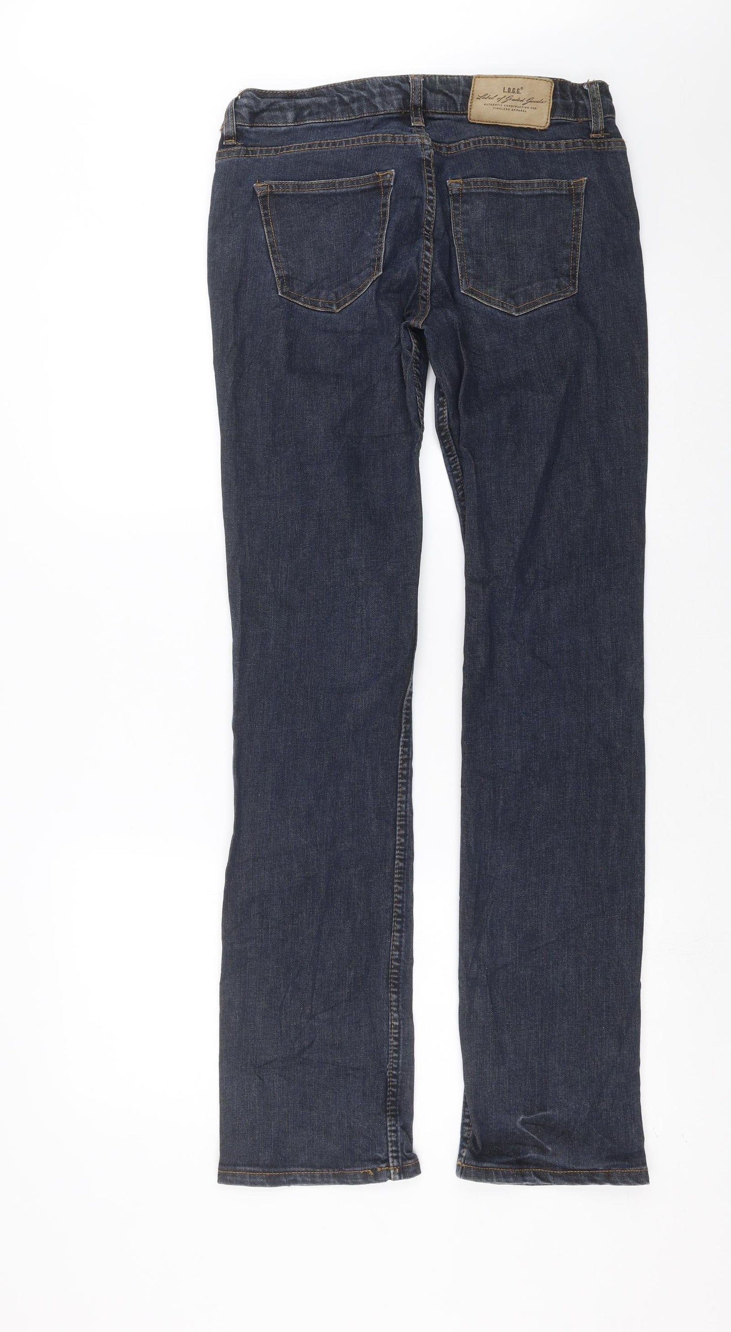 H&M Womens Blue  Denim Straight Jeans Size 29 in L32 in
