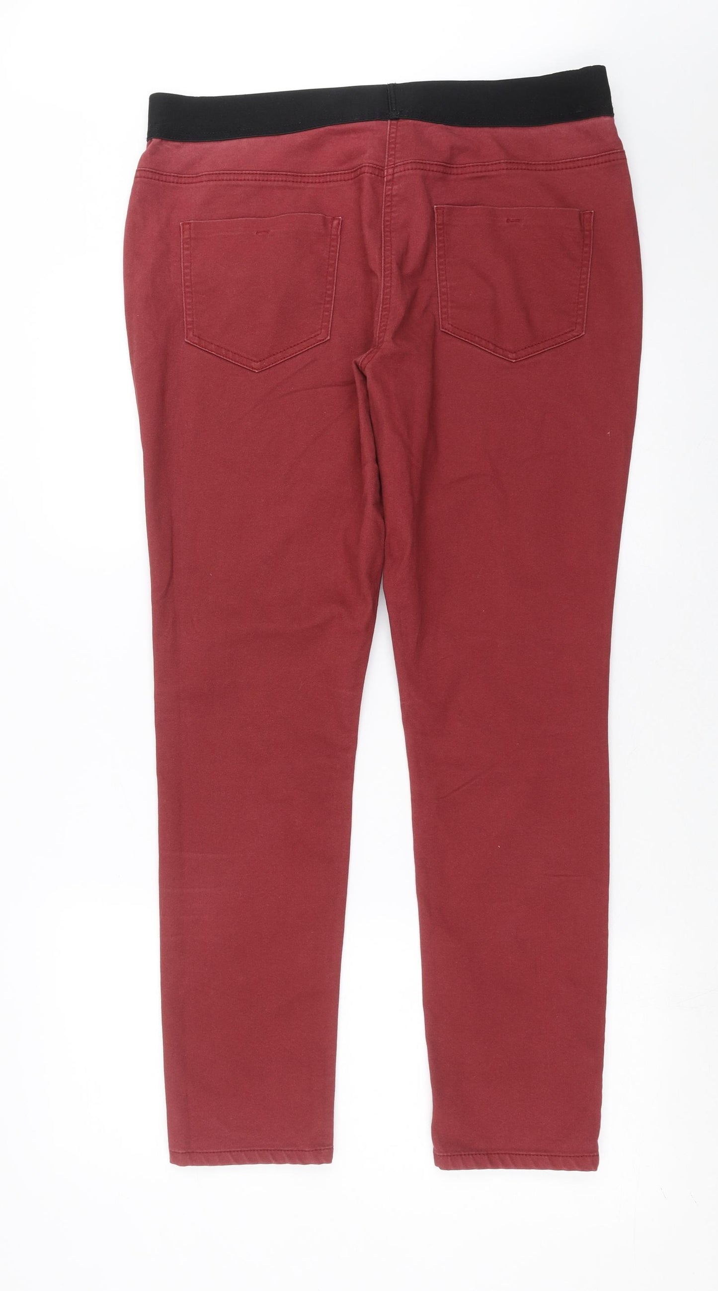 George Womens Red   Jegging Jeans Size 18 L29 in