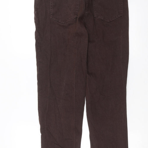 NEXT Womens Brown  Denim Straight Jeans Size 12 L27 in