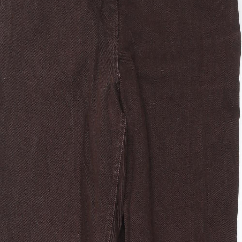 NEXT Womens Brown  Denim Straight Jeans Size 12 L27 in