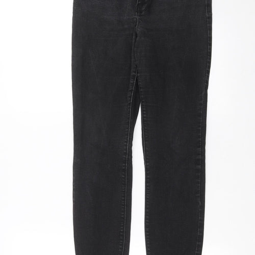 Primark Womens Black  Denim Skinny Jeans Size 14 L28 in