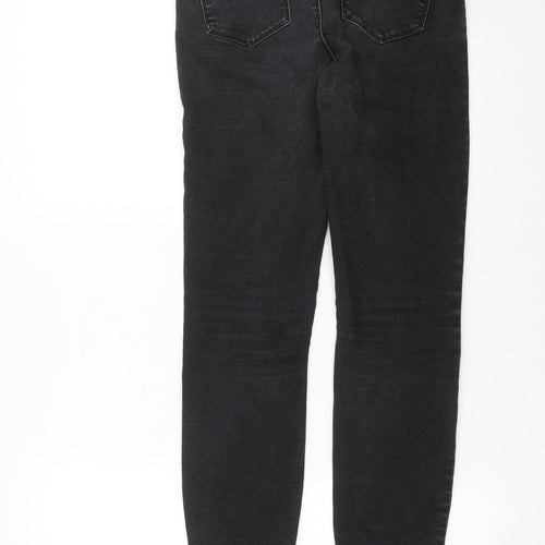 Primark Womens Black  Denim Skinny Jeans Size 14 L28 in