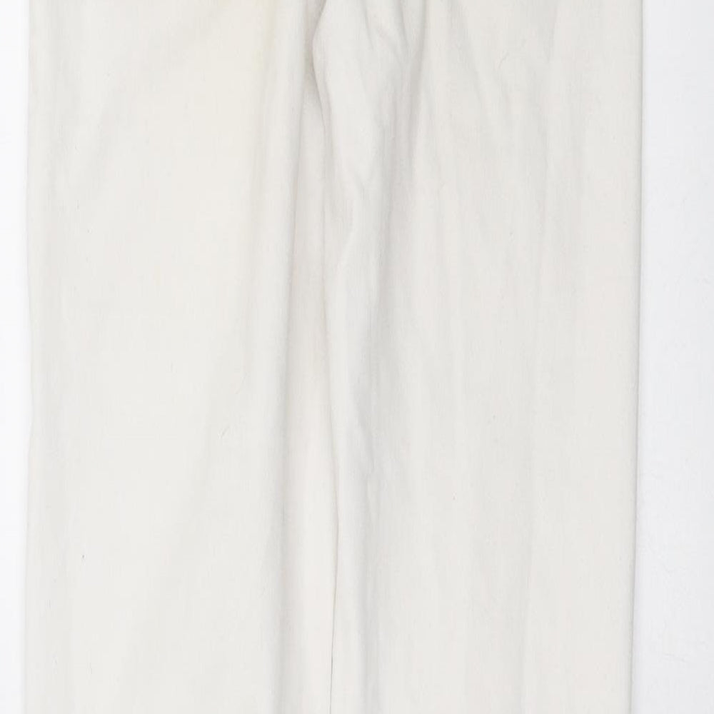 Primark Womens White  Denim Skinny Jeans Size 8 L28 in