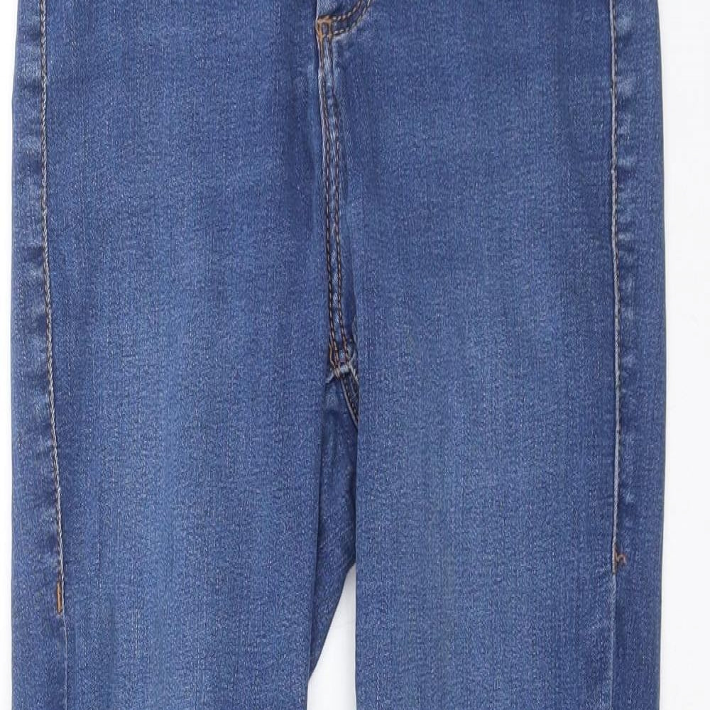 Topshop Womens Blue  Denim Skinny Jeans Size 24 in L26 in