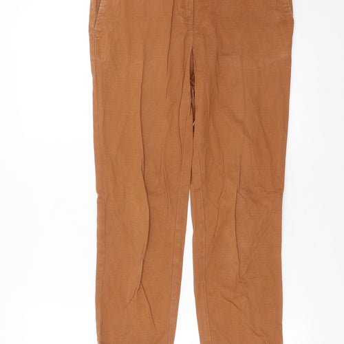 NEXT Womens Brown   Trousers  Size 8 L25 in