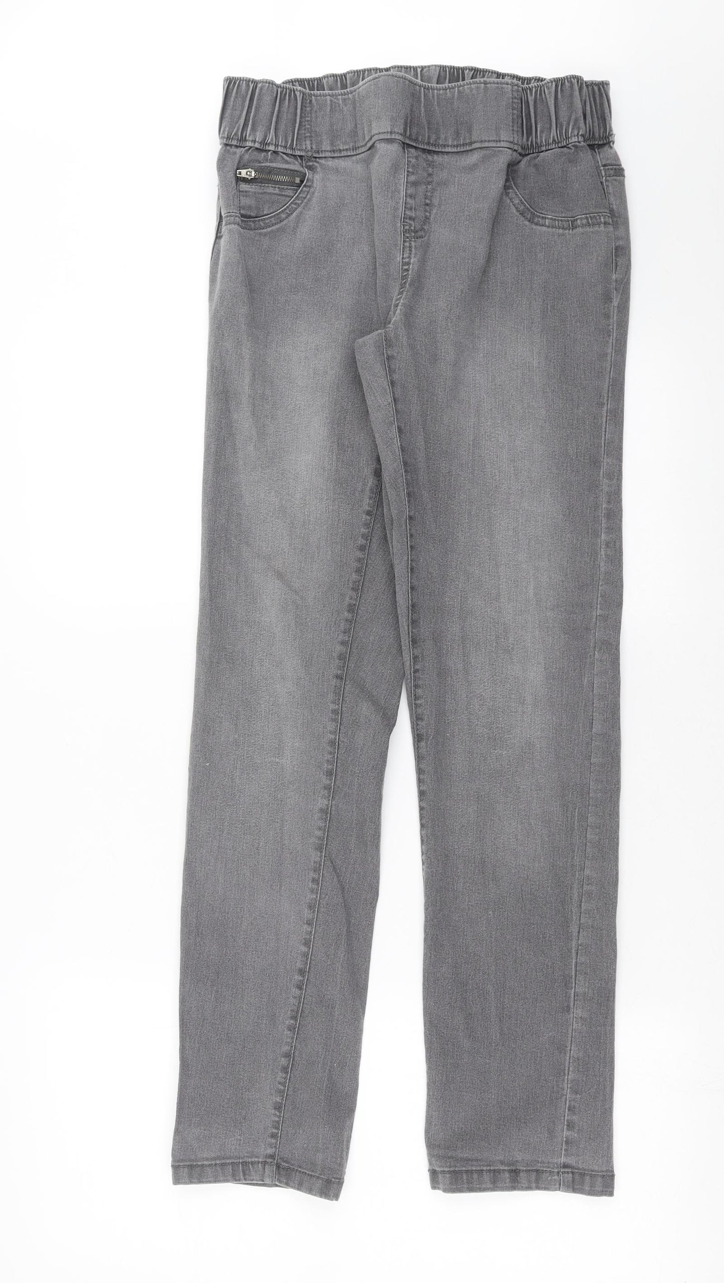ESMARA Womens Grey  Denim Jegging Jeans Size 16 L30 in