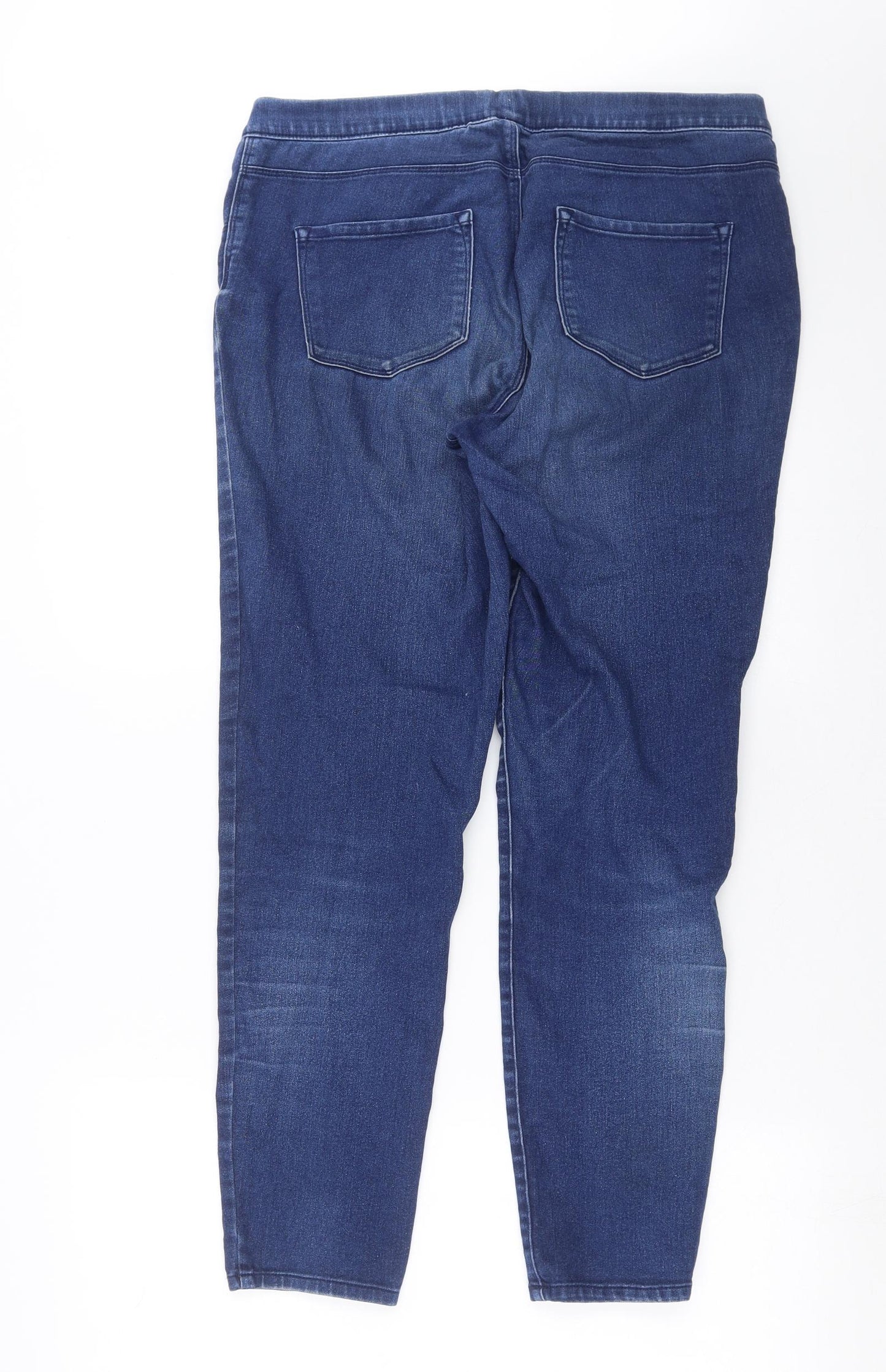 George Womens Blue  Denim Jegging Jeans Size 14 L28 in