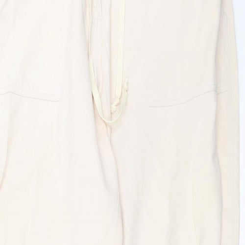 Essential Style Womens Beige   Trousers  Size 16 L29 in