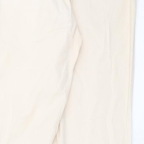 Essential Style Womens Beige   Trousers  Size 16 L29 in