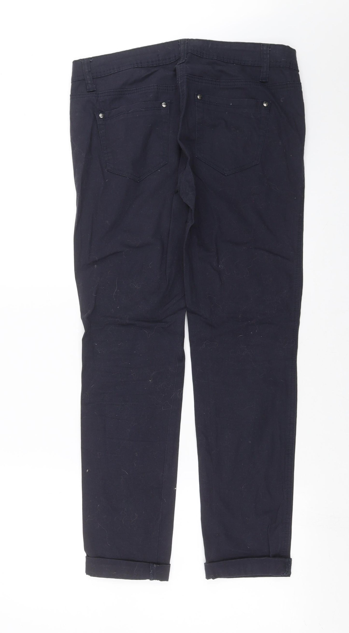 NEXT Womens Blue   Trousers  Size 12 L28 in