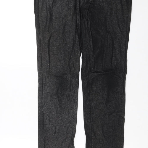 Preworn Womens Black   Jegging Jeans Size 32 in L30 in - glittery