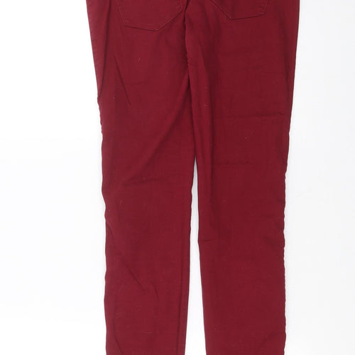 Primark Womens Purple  Denim Jegging Jeans Size 12 L28 in - burgundy