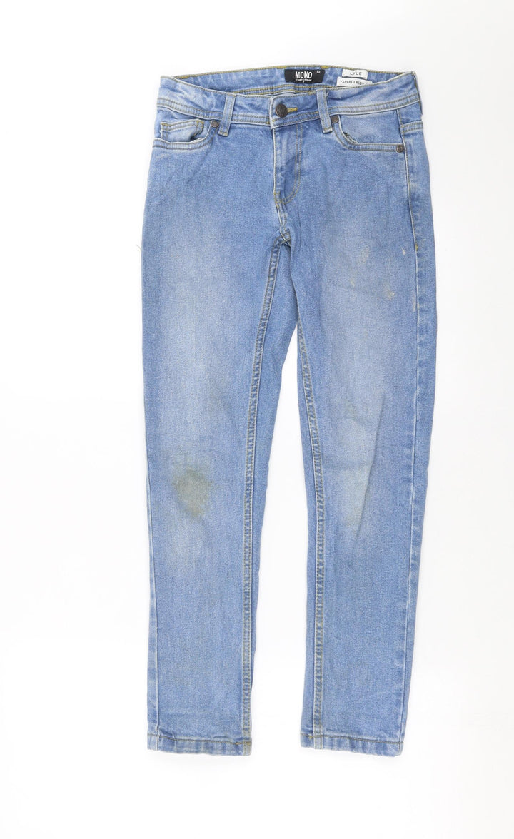 MONO Boys Blue  Denim Tapered Jeans Size 10 Years