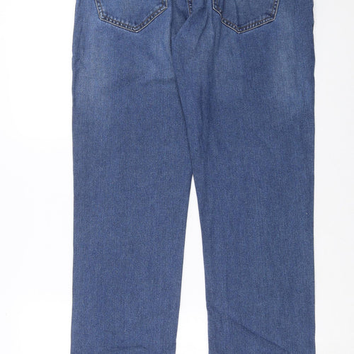 Studio Mens Blue  Denim Straight Jeans Size 34 in L33 in