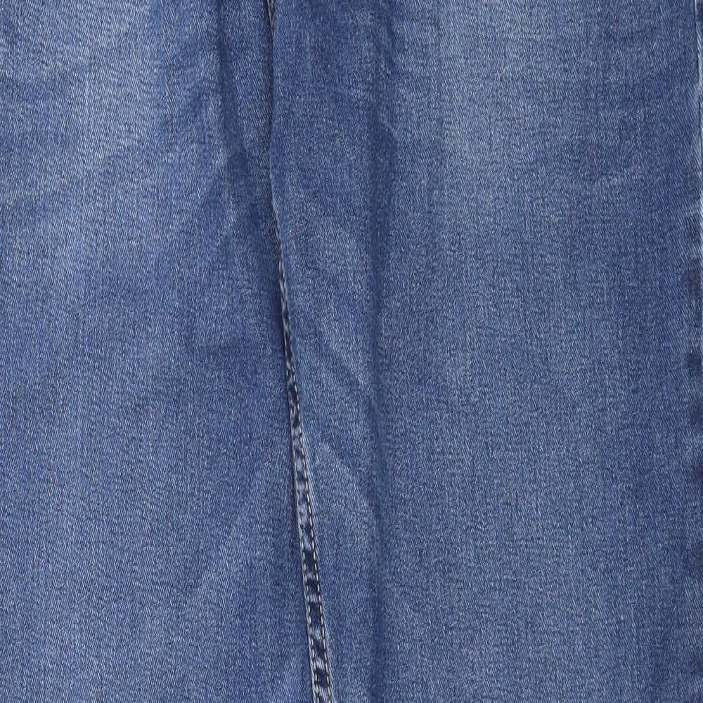 Studio Mens Blue  Denim Straight Jeans Size 34 in L33 in