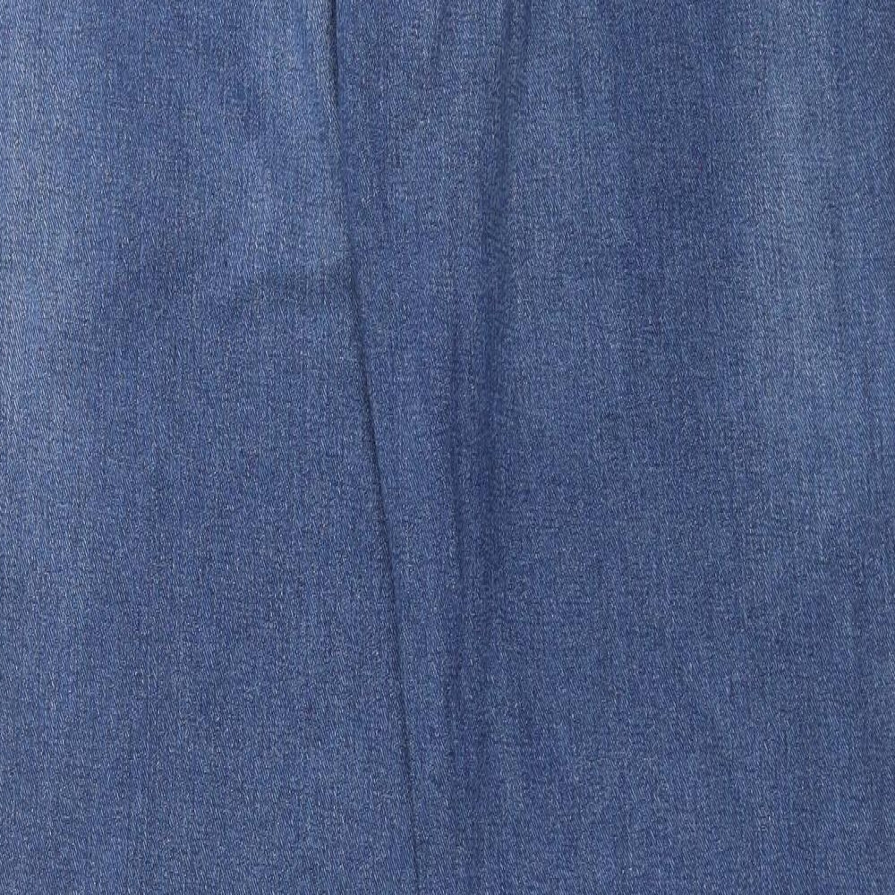 Studio Mens Blue  Denim Straight Jeans Size 34 in L33 in