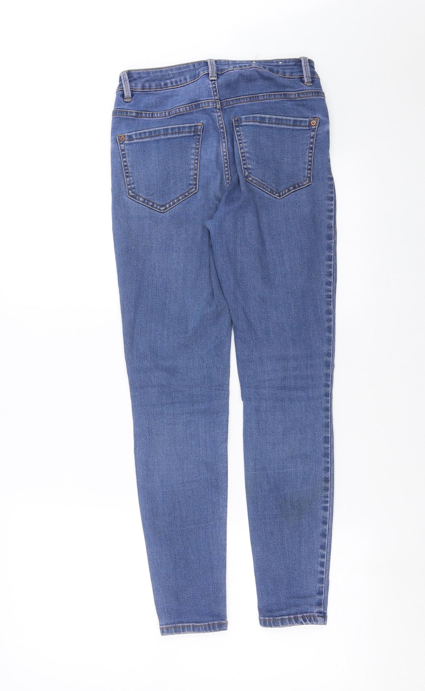 New Look Womens Blue  Denim Skinny Jeans Size 10 L26 in - Super Skinny