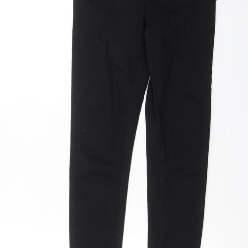 Dorothy Perkins Womens Black  Denim Skinny Jeans Size 10 L30 in