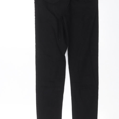 Dorothy Perkins Womens Black  Denim Skinny Jeans Size 10 L30 in