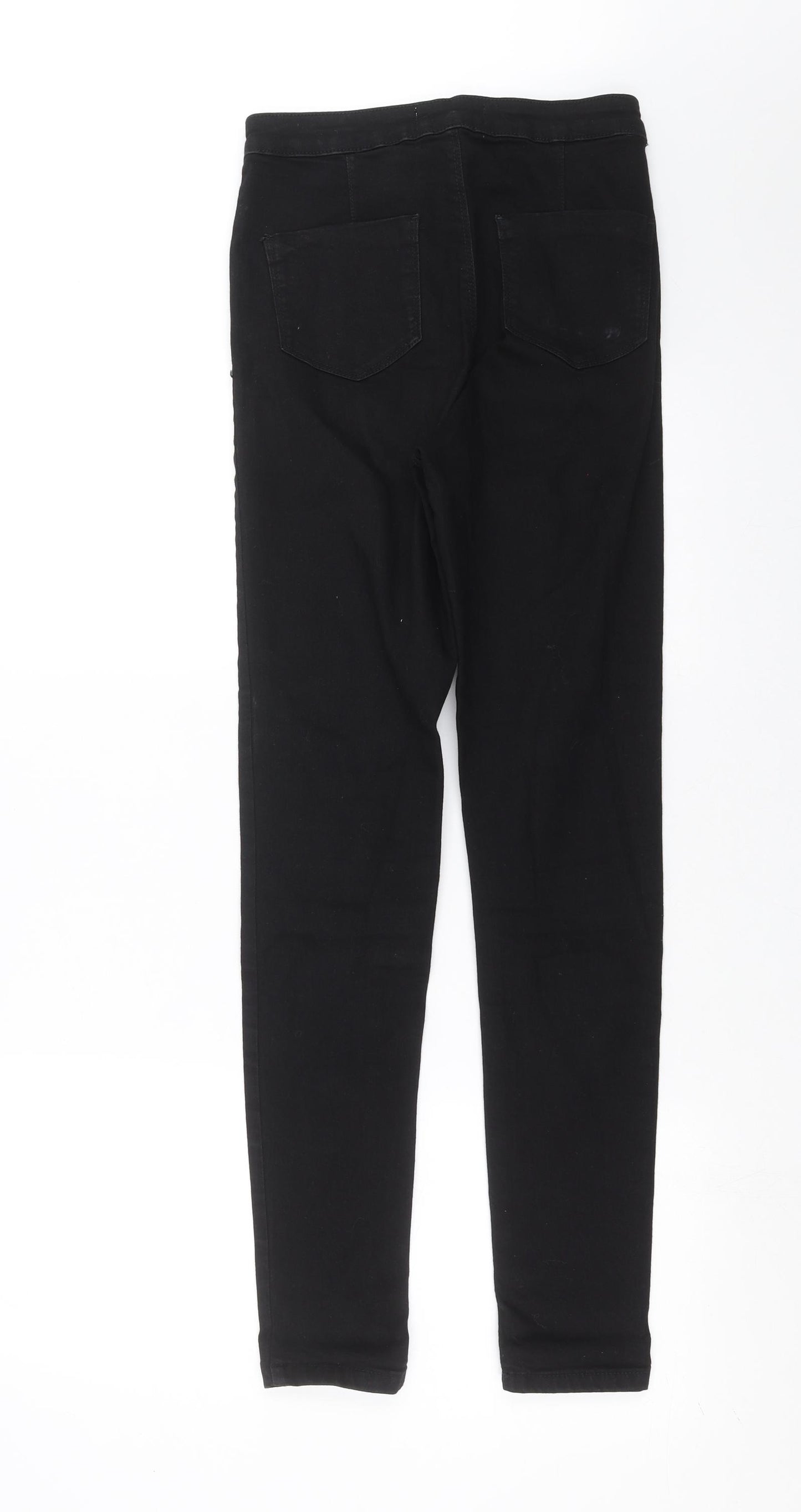 Dorothy Perkins Womens Black  Denim Skinny Jeans Size 10 L30 in