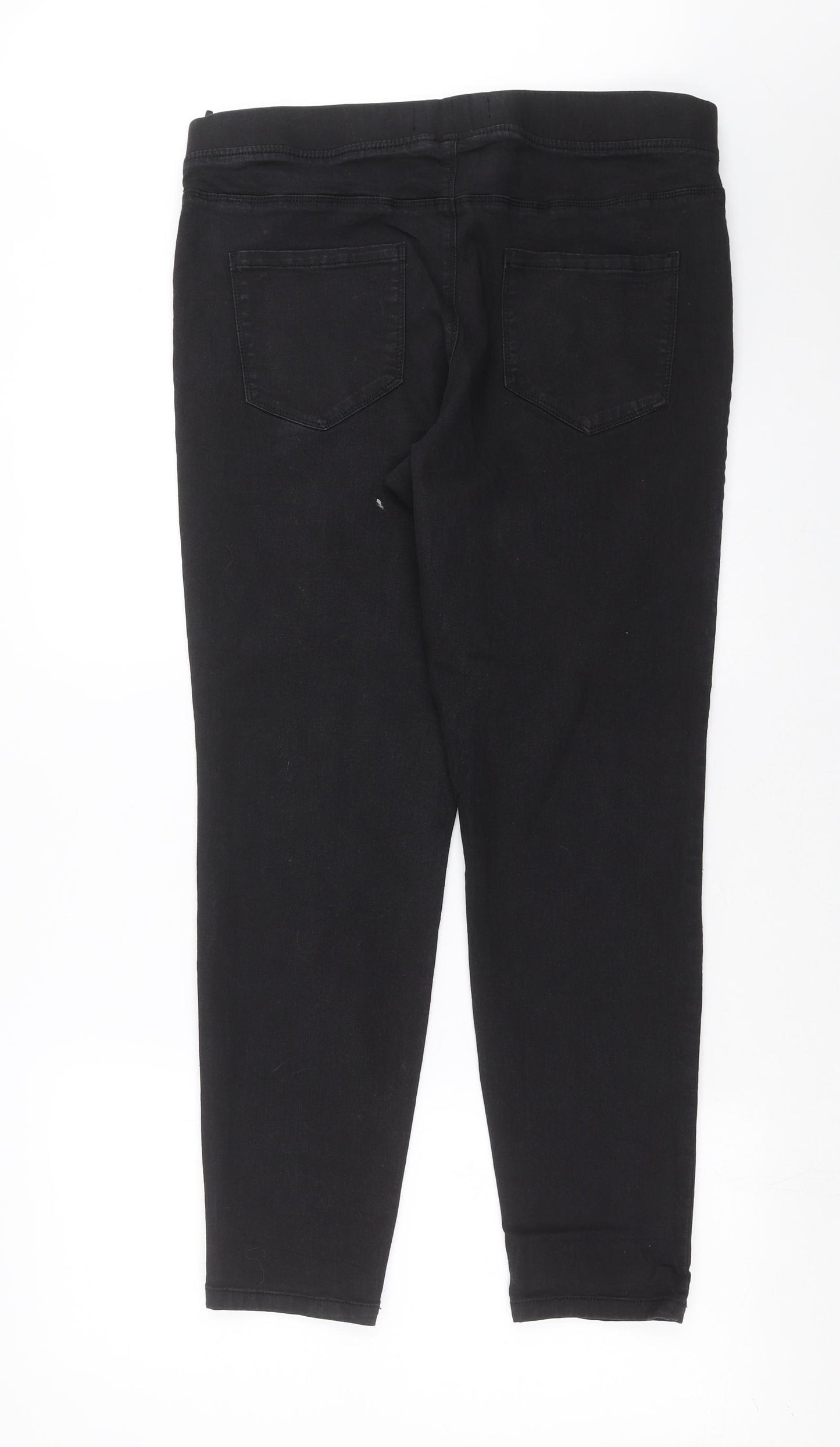 Pep&Co Womens Black  Denim Jegging Jeans Size 18 L28 in