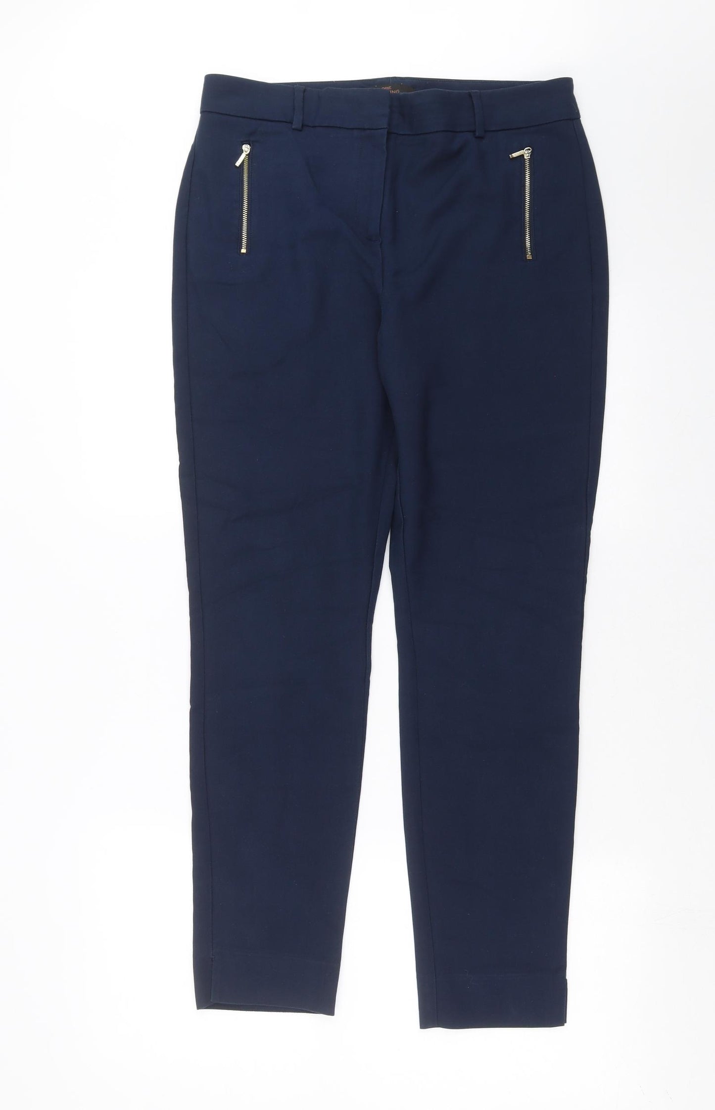 NEXT Womens Blue   Trousers  Size 12 L28 in