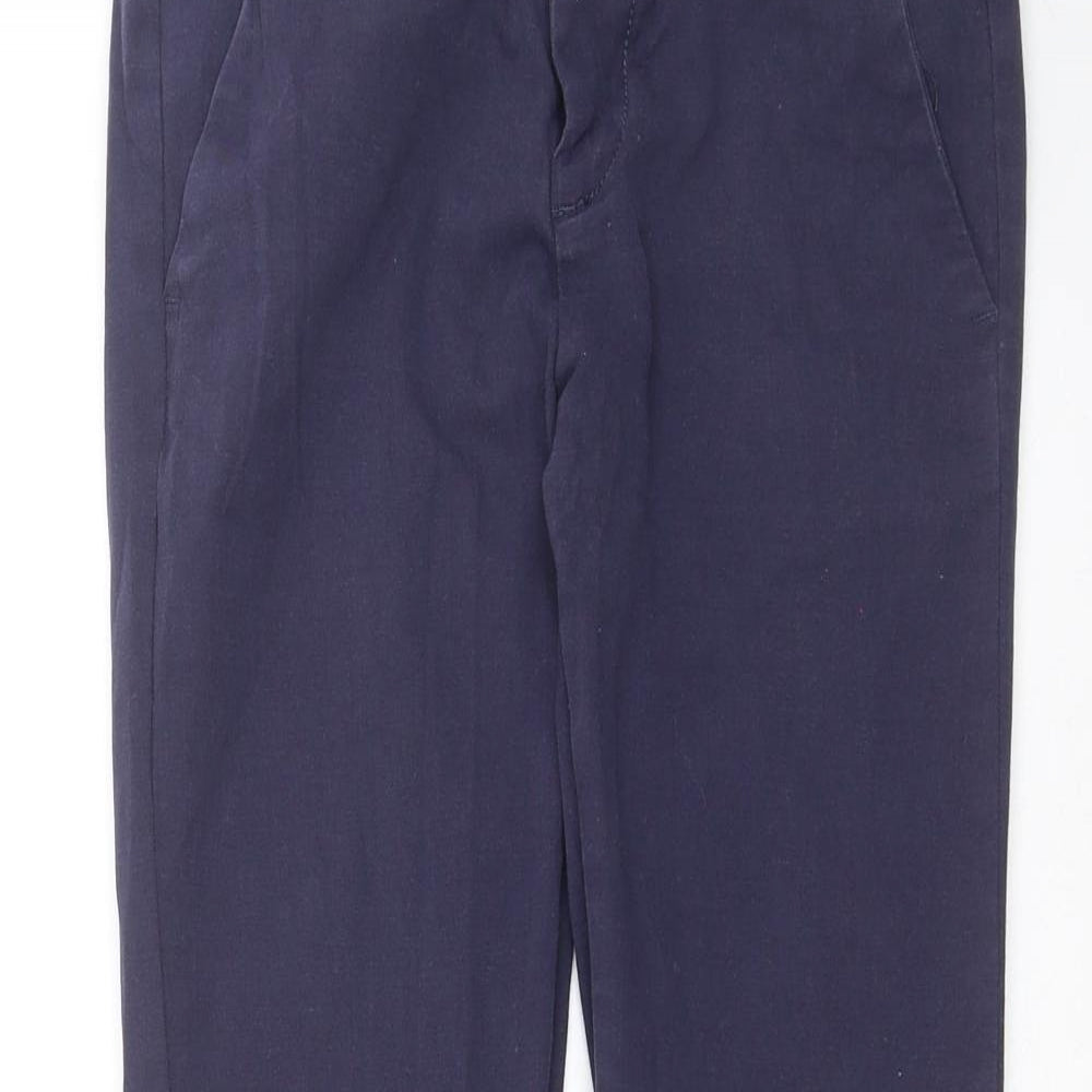Place Du Jour Womens Blue   Chino Trousers Size 6 L27 in