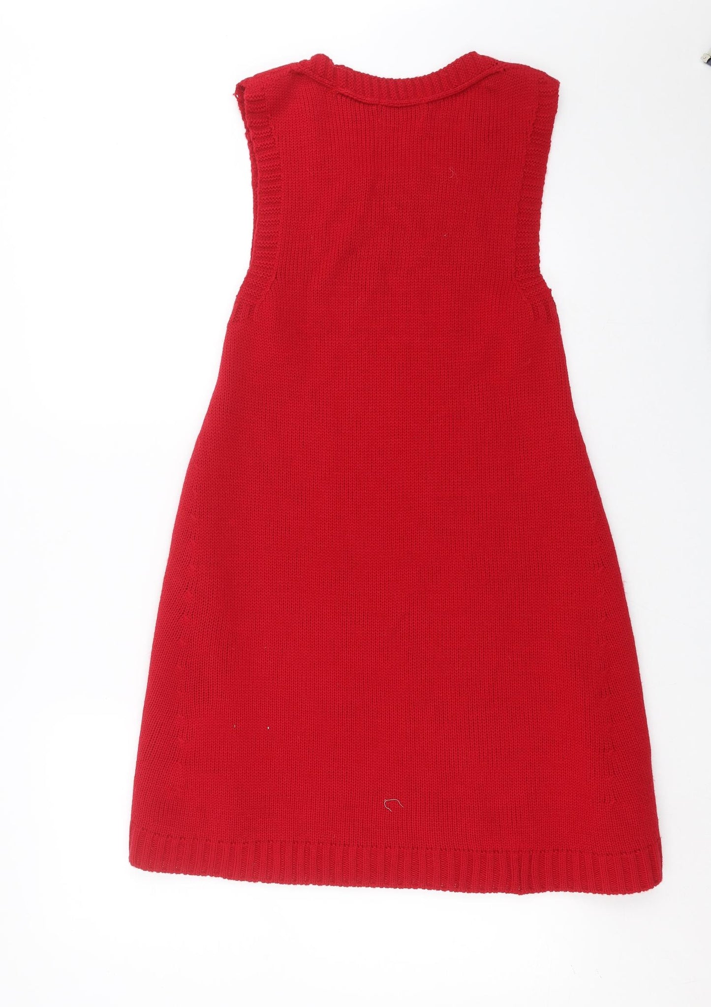 VIVIR Womens Red  Knit Jumper Dress  Size M