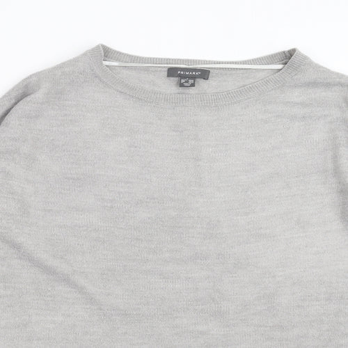 Primark Womens Grey  Knit Pullover Jumper Size L