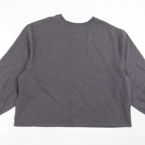 George Womens Grey   Pullover Sweatshirt Size L