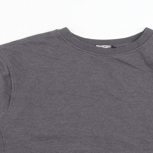 George Womens Grey   Pullover Sweatshirt Size L