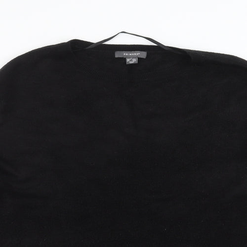 Primark Womens Black  Knit Pullover Jumper Size L