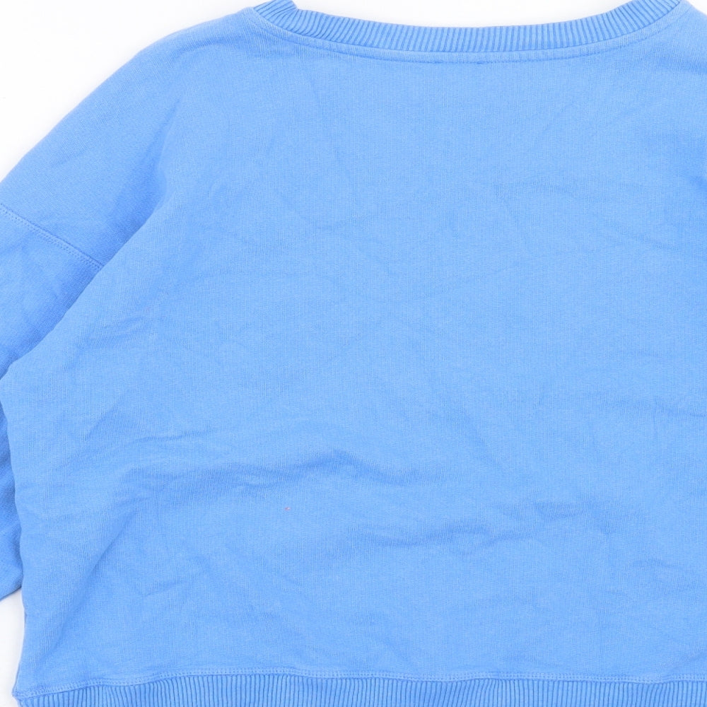 River Island Womens Blue   Pullover Sweatshirt Size M  - chanceux paris