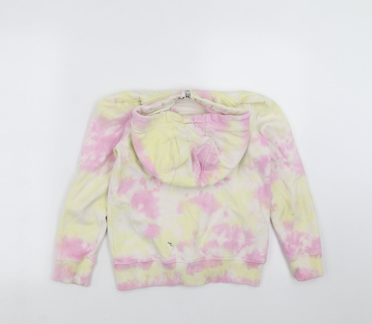 NEXT Girls Pink   Full Zip Hoodie Size 9 Years  - tie dye