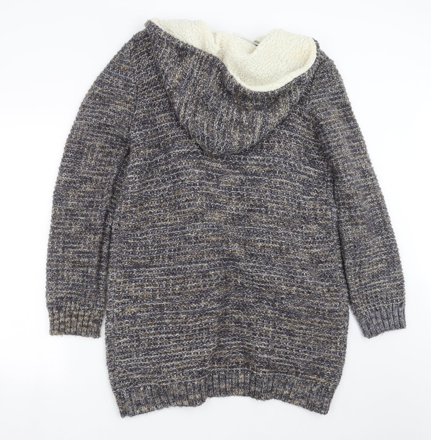 Falmer Heritage Womens Blue  Knit Cardigan Jumper Size M