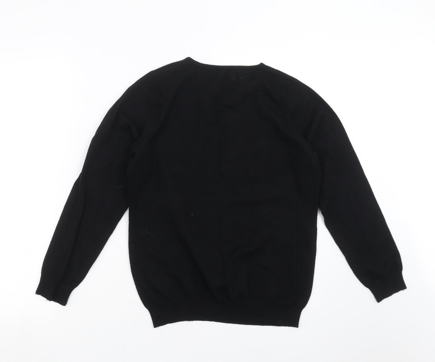 Preworn Womens Black  Knit Pullover Jumper Size S  - butterflies