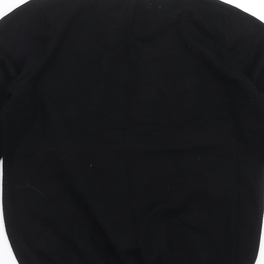 Preworn Womens Black  Knit Pullover Jumper Size S  - butterflies
