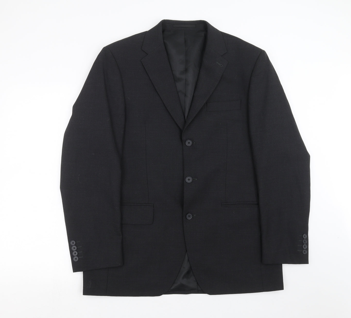 NEXT Mens Grey Striped  Jacket Suit Jacket Size 42