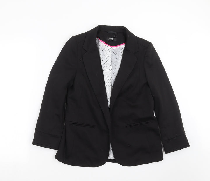 Wallis Womens Black Jacket Blazer Size 10